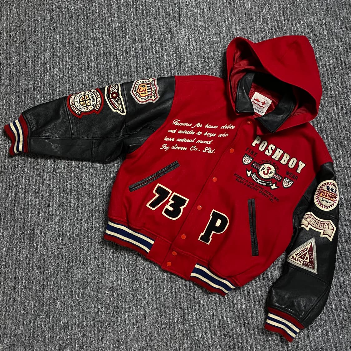 🌊80~90s Poshboy Varsity jacket 상품이미지1