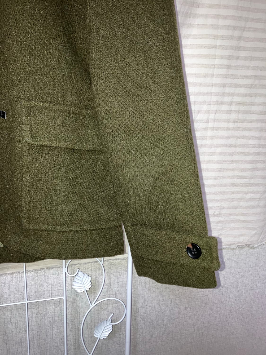 jpn vintage 카키 떡볶이 숏코트 y2k 스트릿 갸루 펑키 상품이미지4