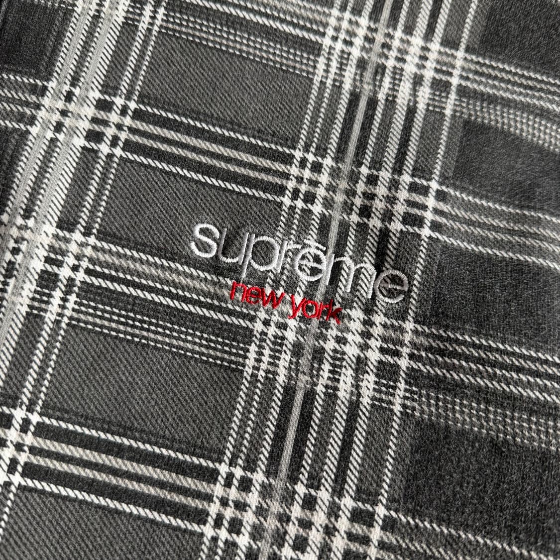 슈프림 체크 집업 자켓 상품이미지4