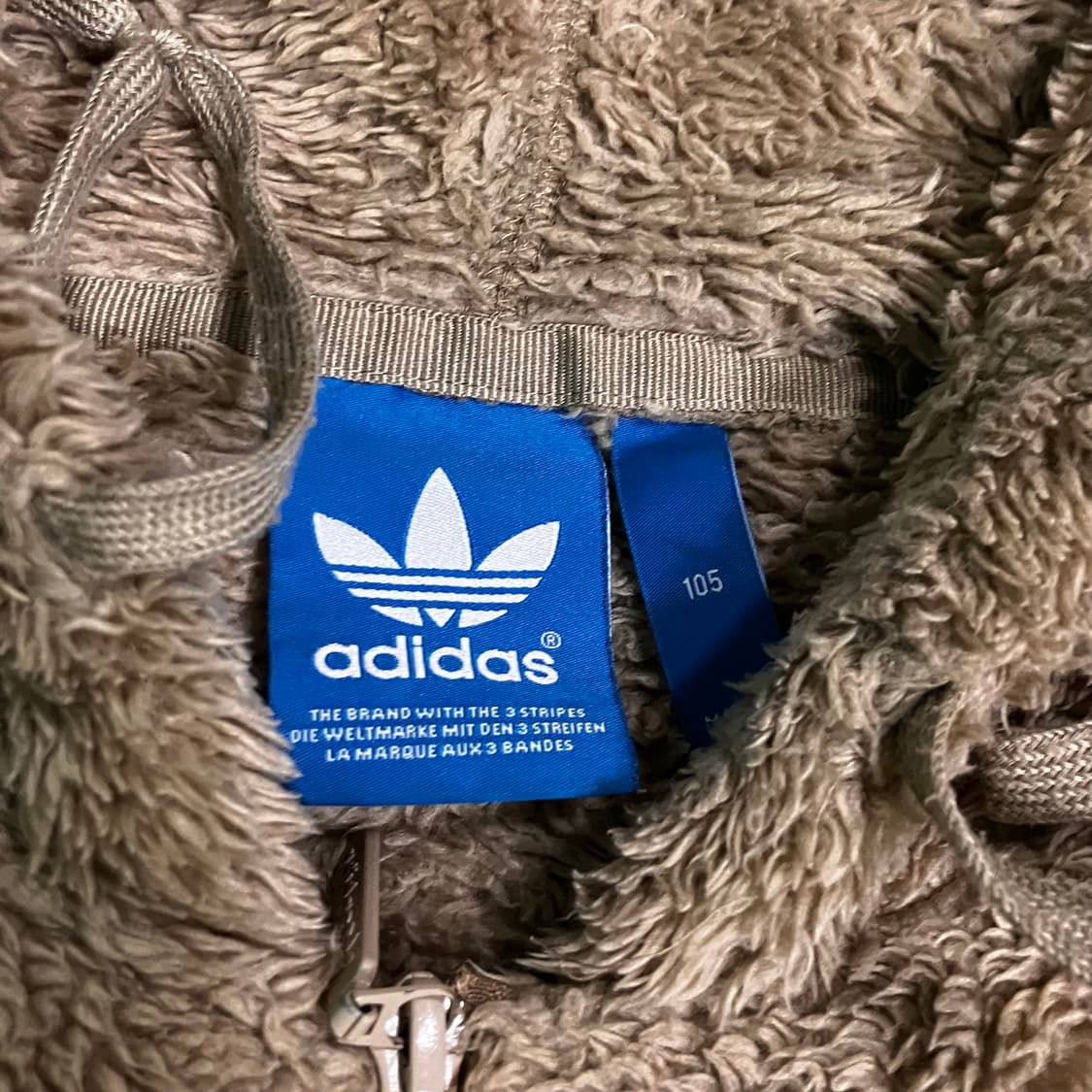 아디다스 브라운 후리스  상품이미지3