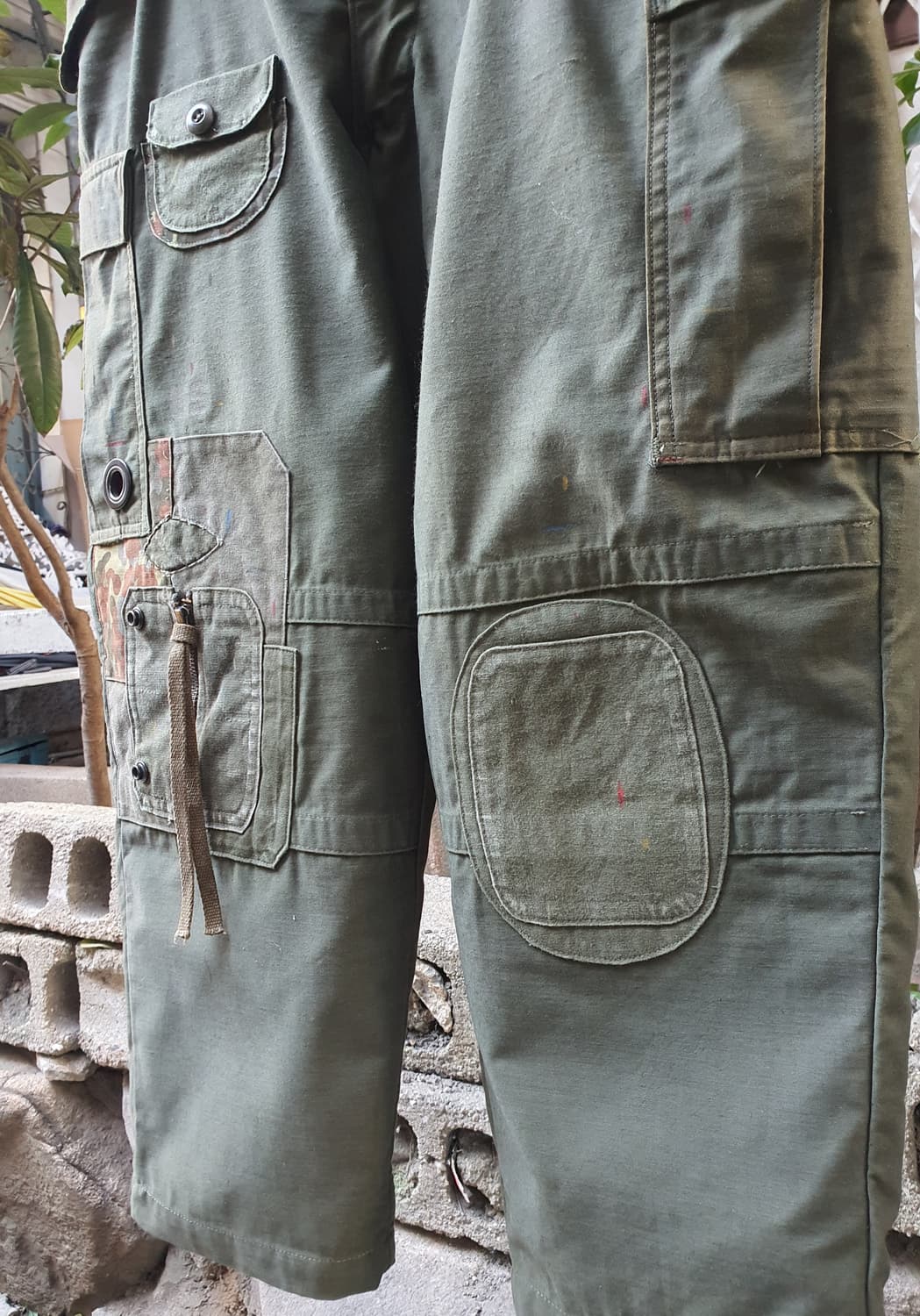 m65팬츠 빈티지 커스텀 [업그레이드버전/ 에시드 머드/썬페이딩 ] 상품이미지5