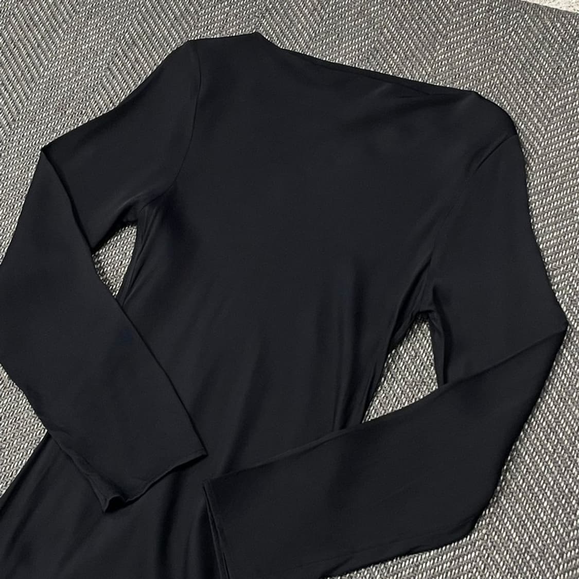 블랙 트임 원피스 v0143 상품이미지3