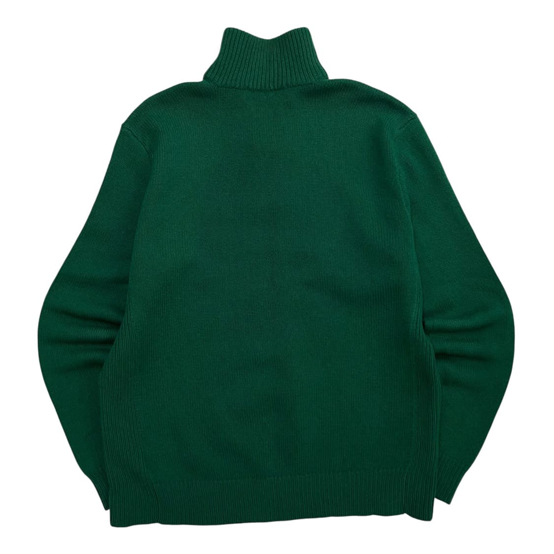 폴로 랄프로렌 오렌지포니 그린 니트 반집업 L 상품이미지3