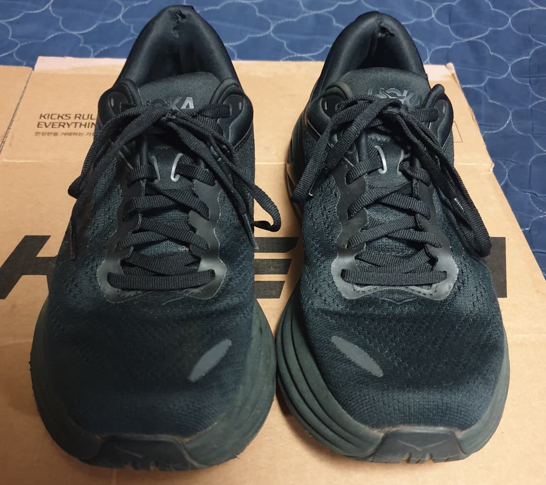 호카오네오네 본디8 레귤러 런닝화 올블랙 (265)-1123202 상품이미지5