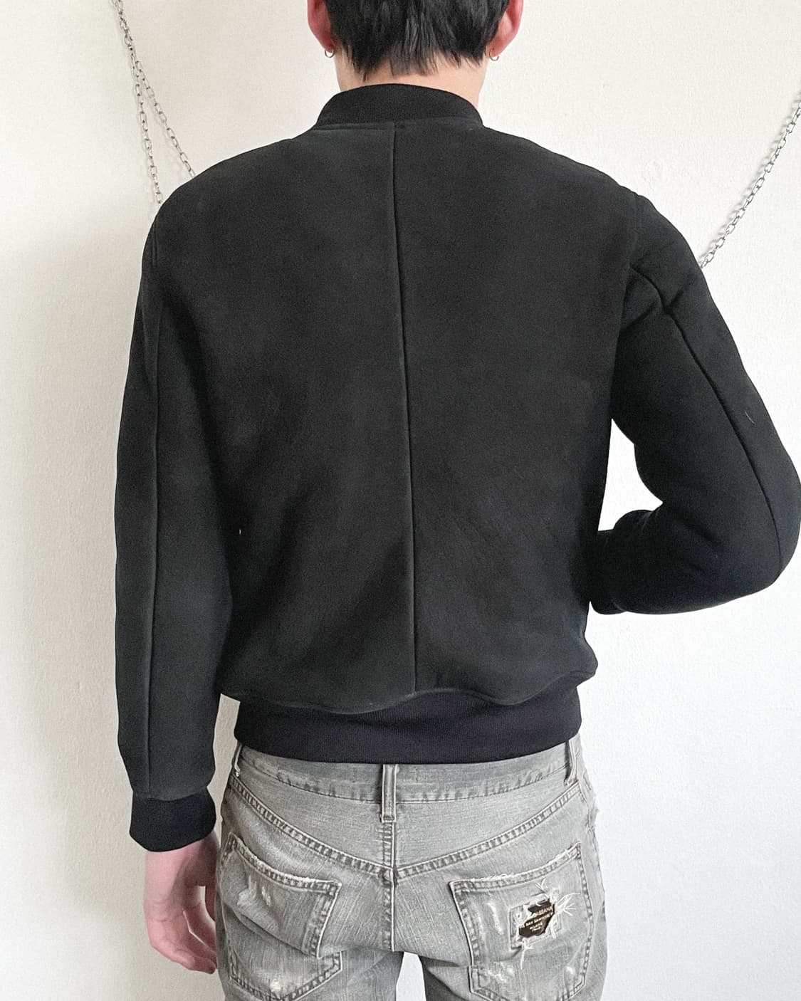 질스튜어트 람포지퍼 크롭 무스탕 봄버 상품이미지5