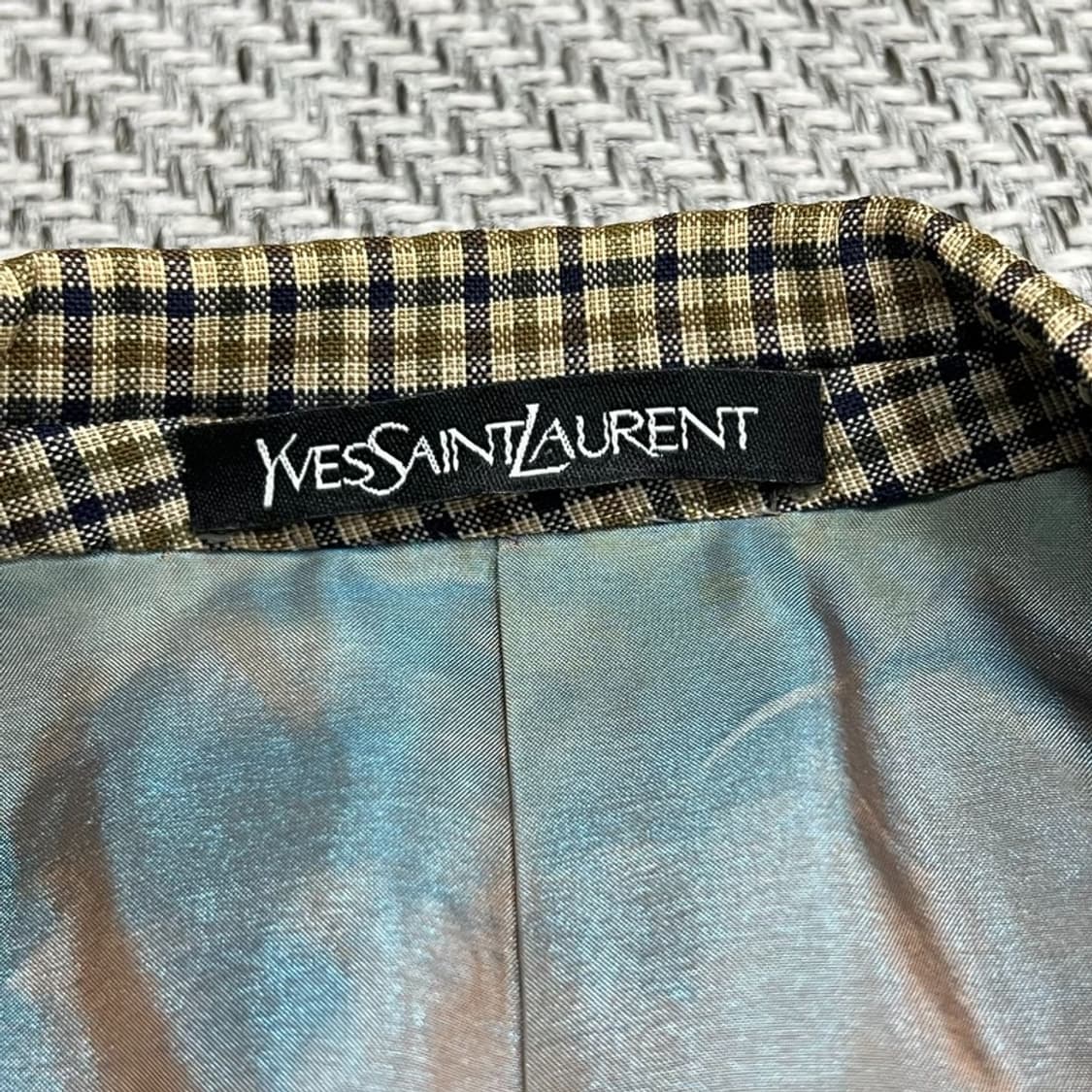 입생로랑 체크 블레이저 v0937 상품이미지5