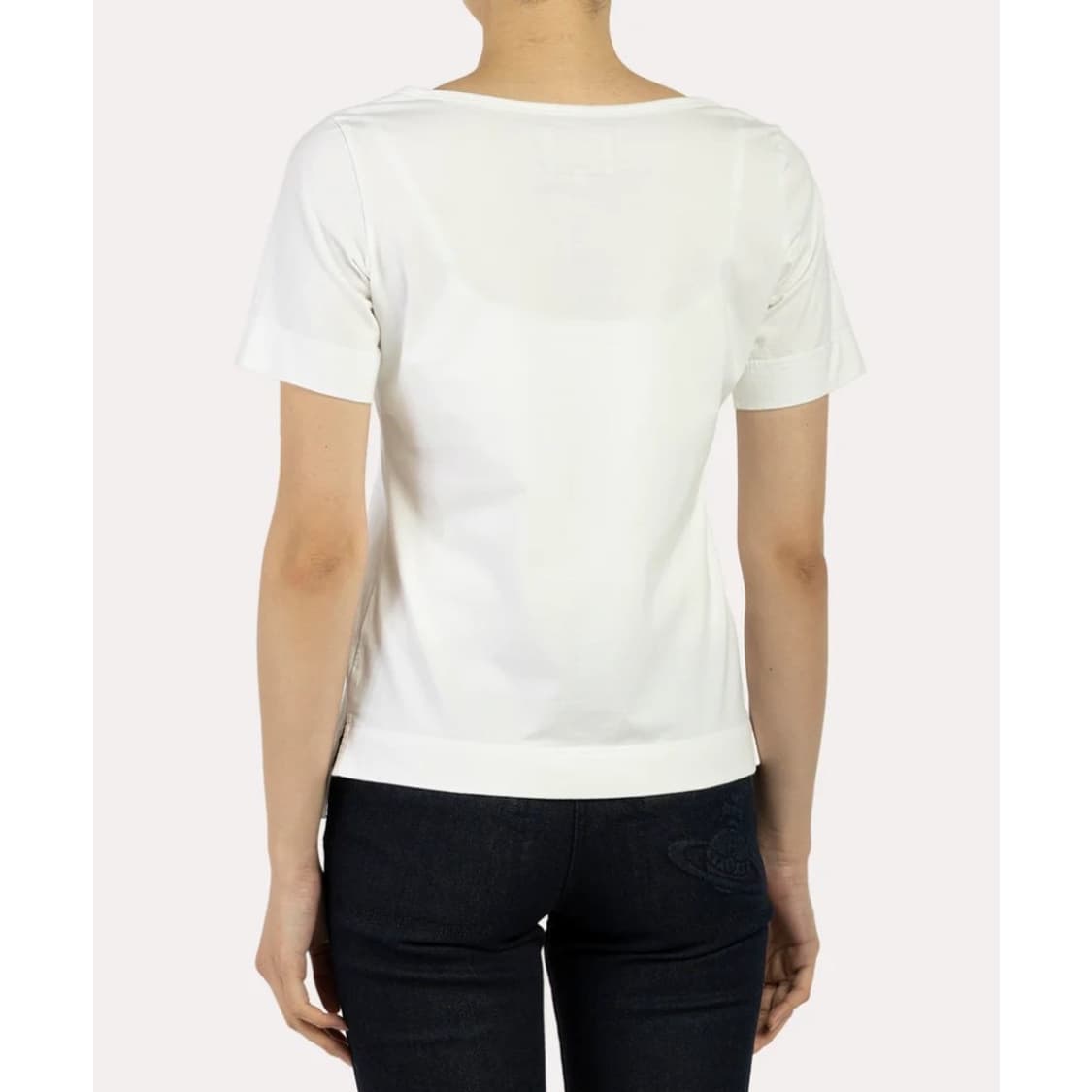 비비안웨스트우드 레드라벨 반팔티 흰색 새상품 상품이미지3