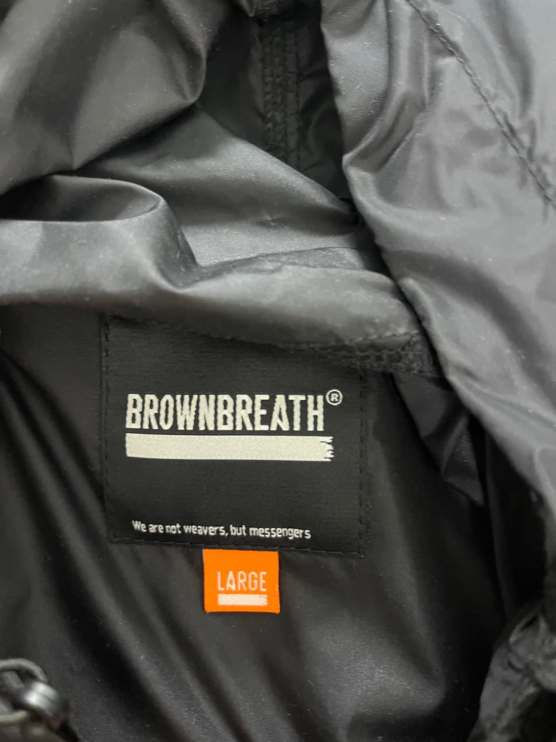 브라운브레스(BROWNBREATH) 스프레드메세지 아노락 (빈지노 착용) 상품이미지2