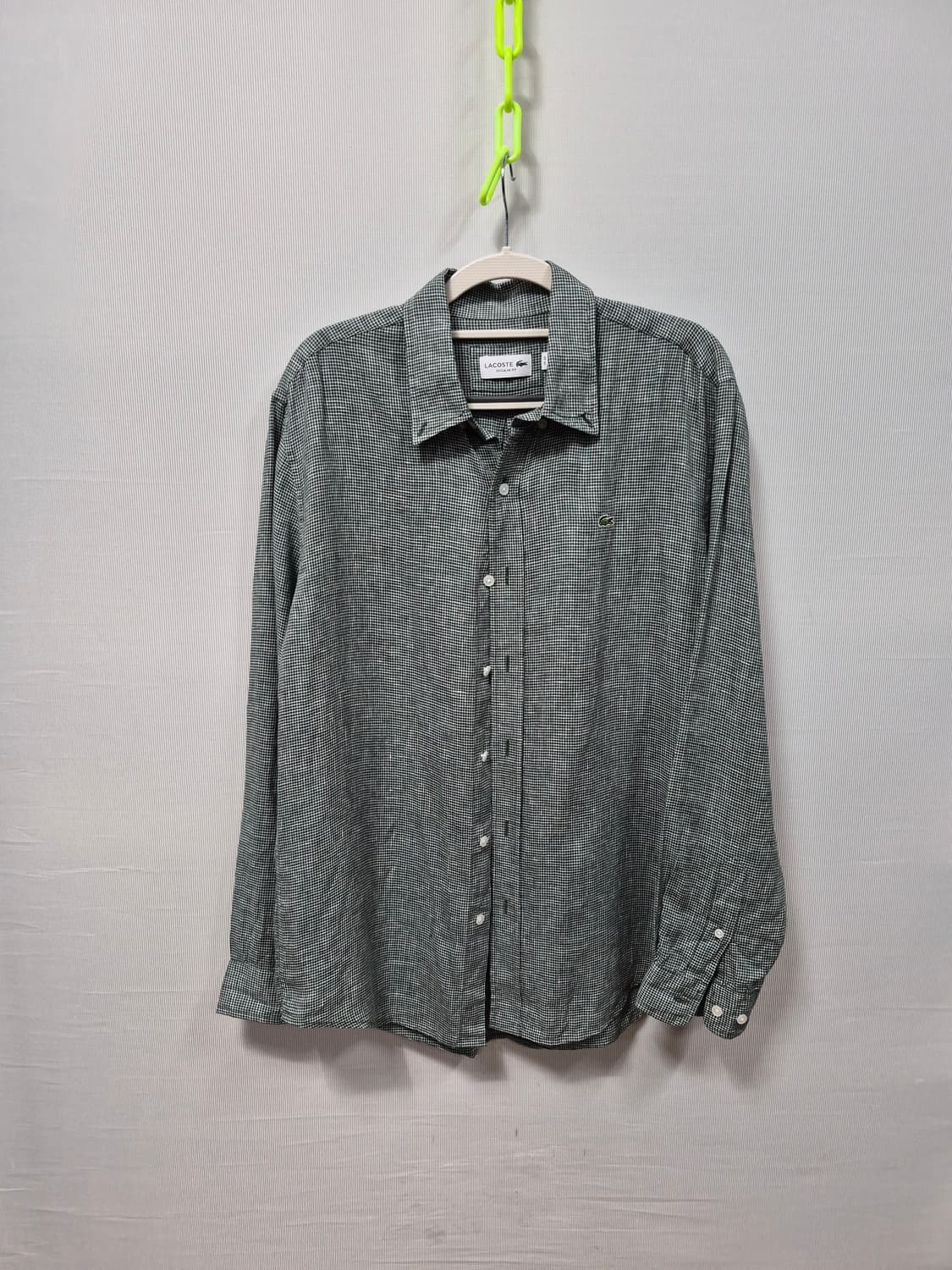라코스테 마 셔츠 체크 남방 남성 100~105 상품이미지2
