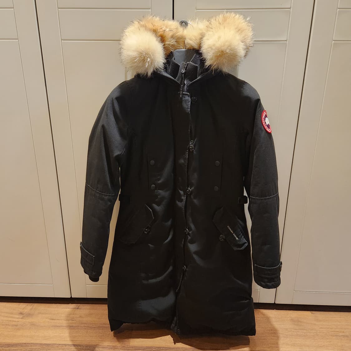 캐나다구스 여자 켄싱턴 파카 블랙 XS 상품이미지2