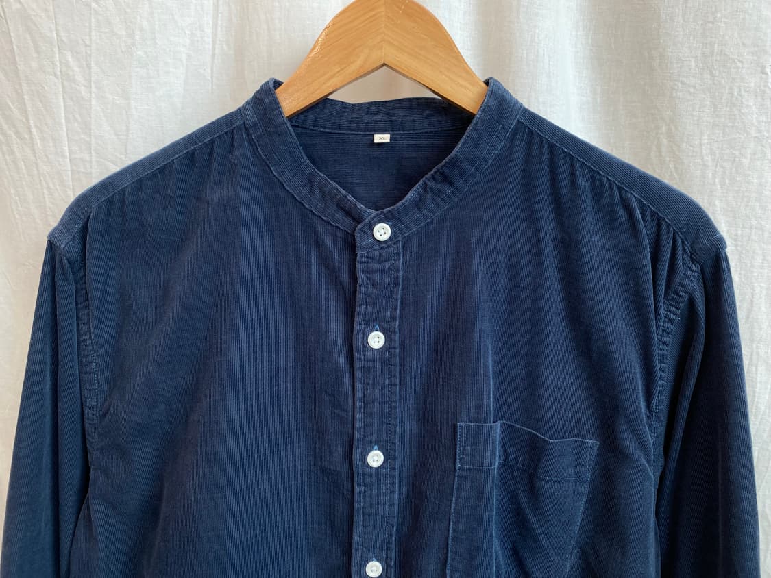 TOPVALU 네이비 코듀로이 셔츠(MEN XL) 상품이미지2
