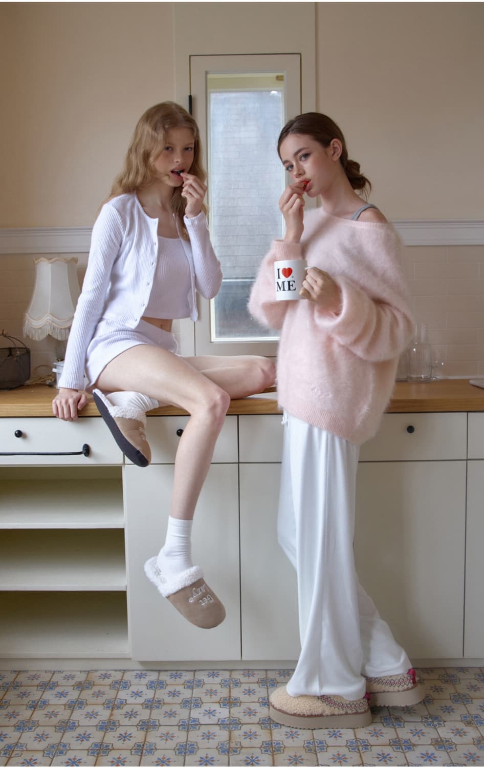 레이지지 스너기 셋업 (나시+가디건+팬츠)  상품이미지2