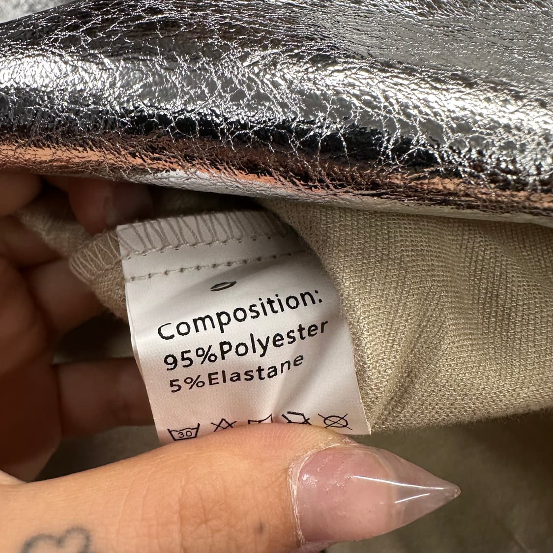 Cyber Silver Basic Mini Skirt 상품이미지7