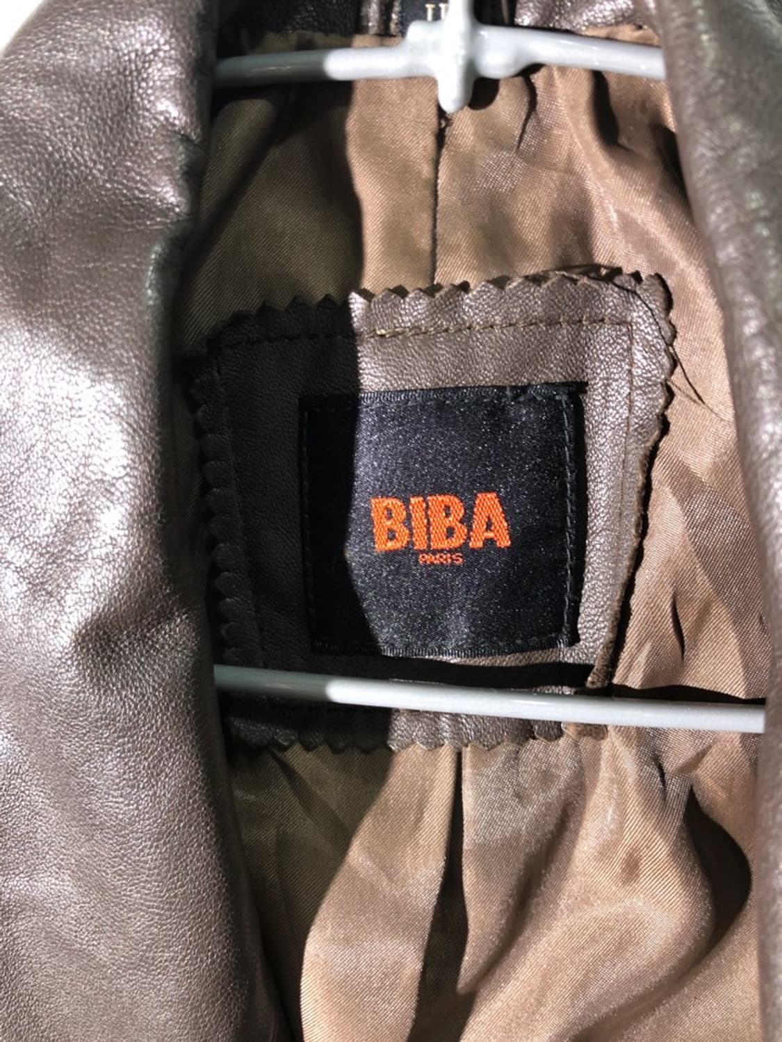 biba 리얼 레더 더블 자켓 상품이미지3