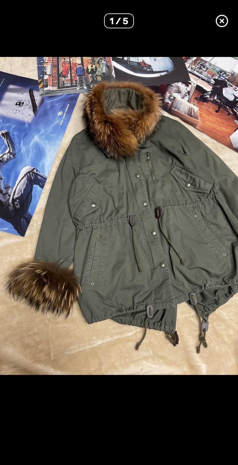 퍼 야상 자켓 / 일본 브랜드 빈티지 coco deal 상품이미지1