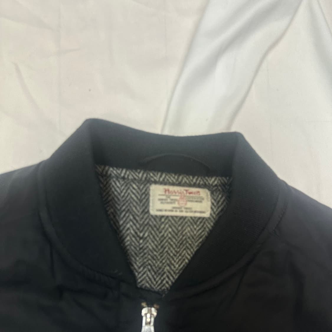 해리스트위드 블랙봄버자켓 95 상품이미지3