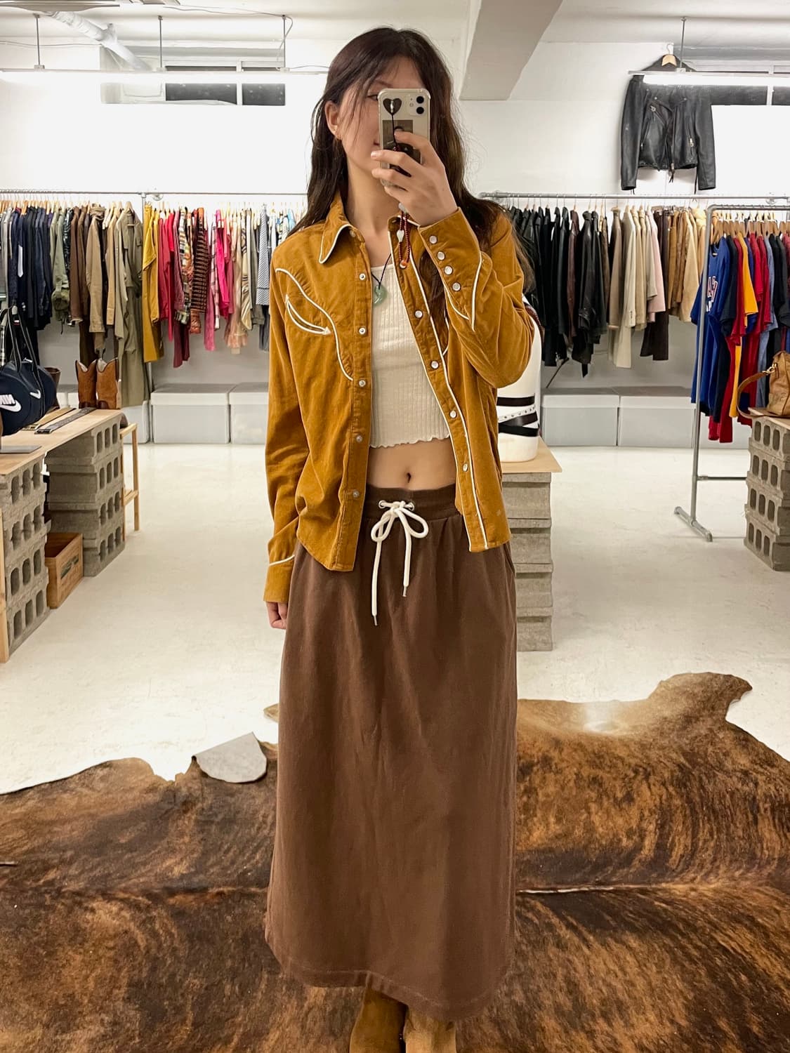 VTG corduroy western shirts 일본 빈티지 웨스턴 상품이미지2