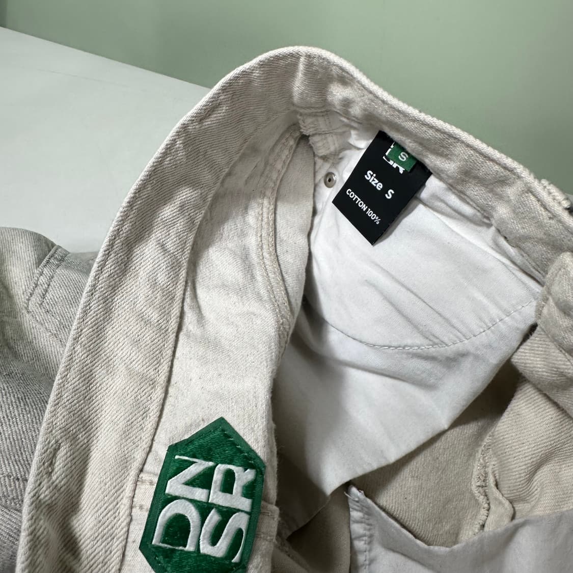 S-M 디엔에스알 DNSR 와이드핏 블리치 데님팬츠 상품이미지2