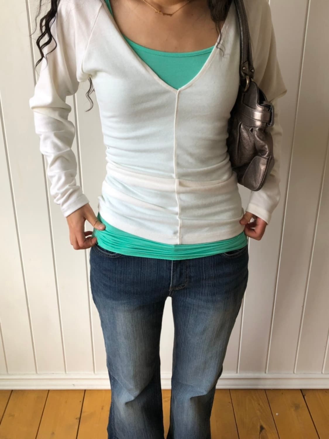 띵즈앤스터프 데비 슬리브 탑 상품이미지2