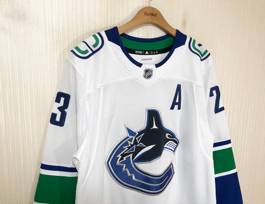NHL 아디다스 밴쿠버커넉스 어웨이유니폼/져지 L #23 상품이미지5