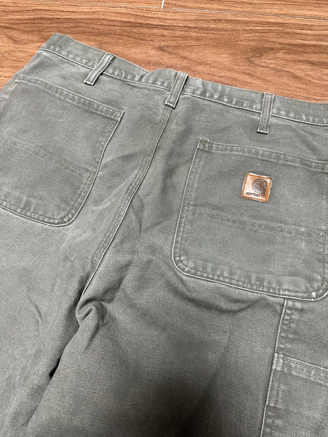 OG 빈티지 칼하트 카펜터 워크팬츠 B11 모스그린 상품이미지3