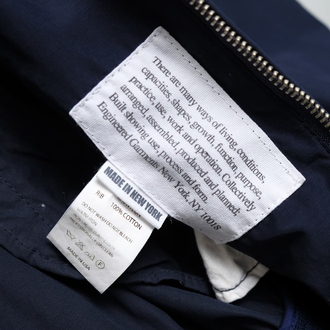navy washer twill aviatior jacket 상품이미지8