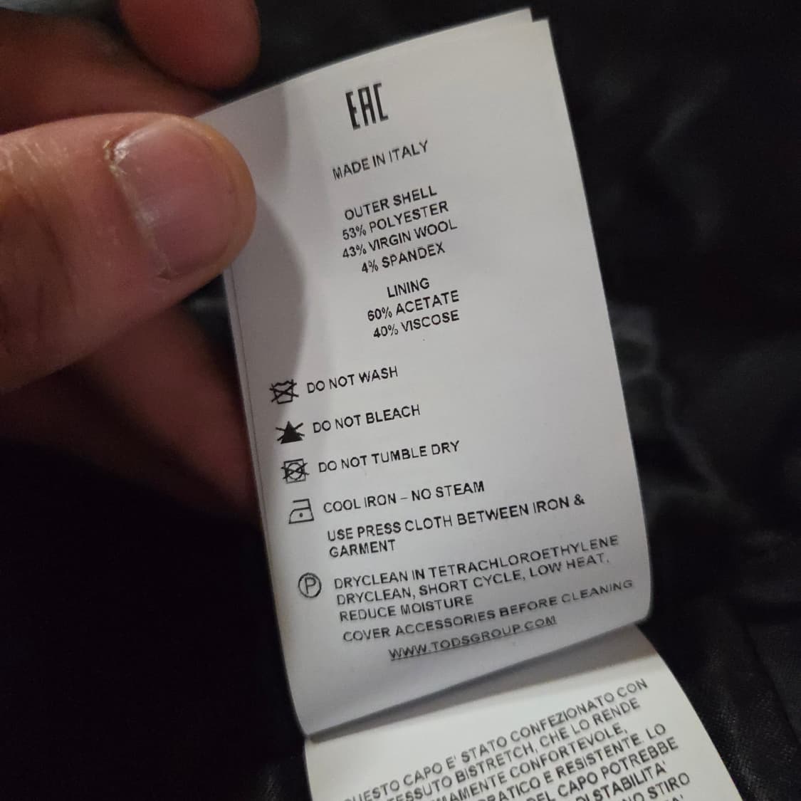 TODS 토즈 우먼 여성 원버튼 블레이저 자켓 36 상품이미지10