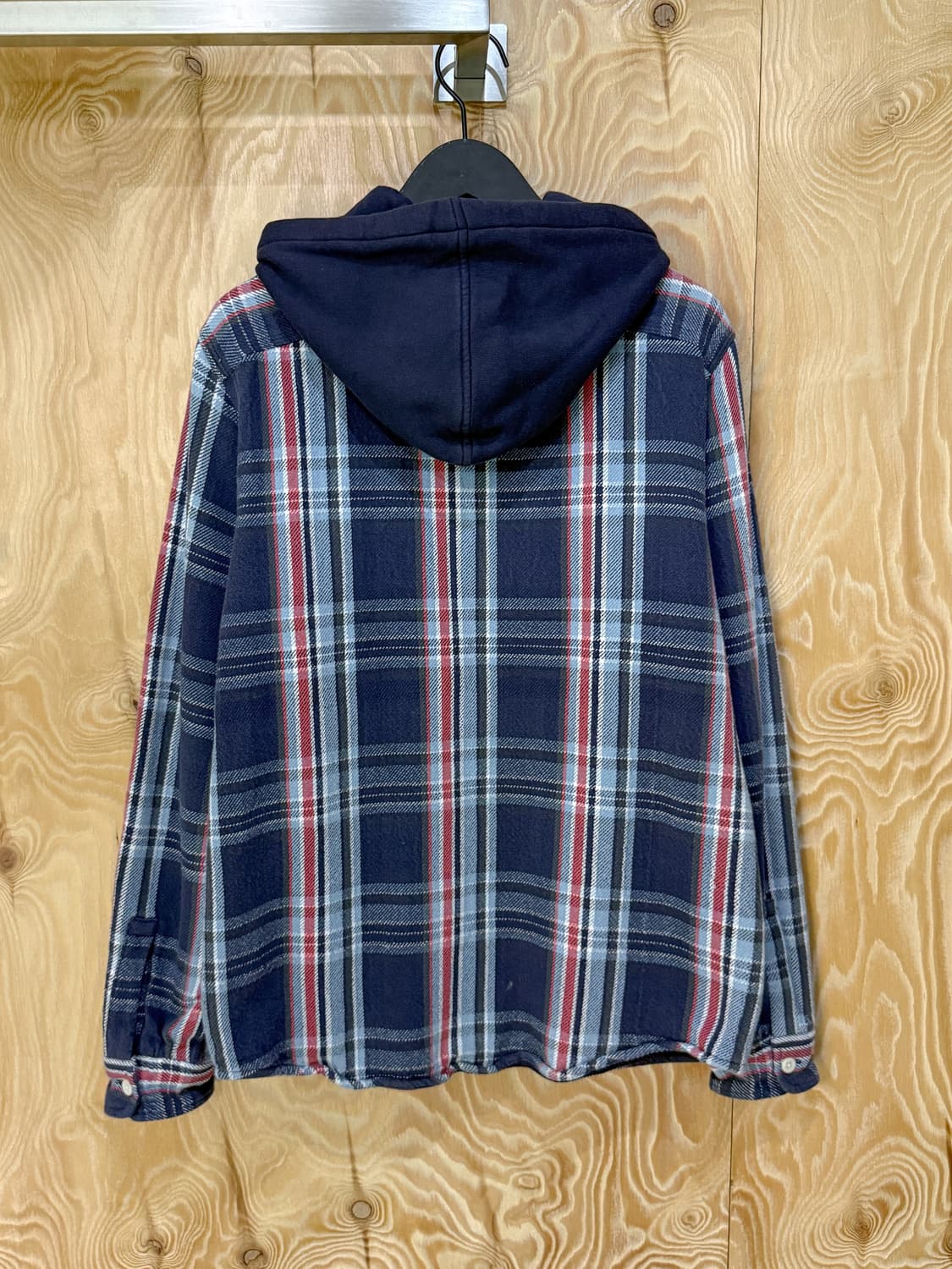 폴로랄프로렌 투포켓 플란넬 체크 후드 셔츠 상품이미지4