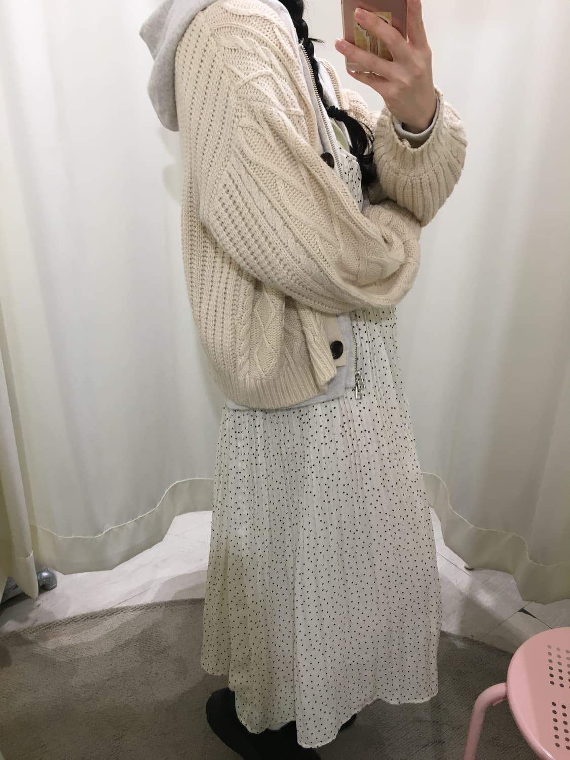 soft ivory mori cardigan 상품이미지5
