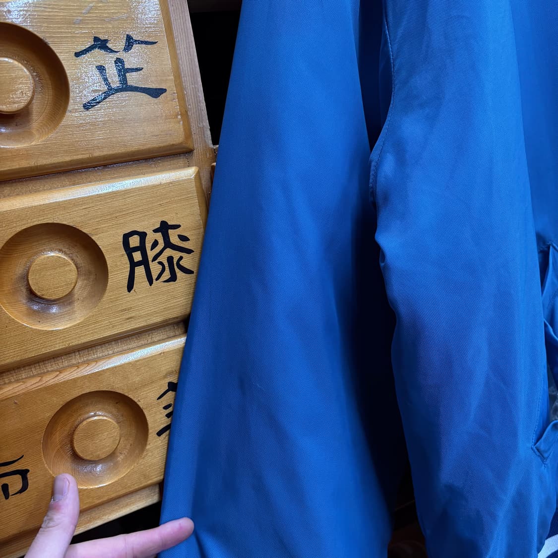 (L) 할로웨이 나일론 바시티 누빔 자켓 상품이미지5