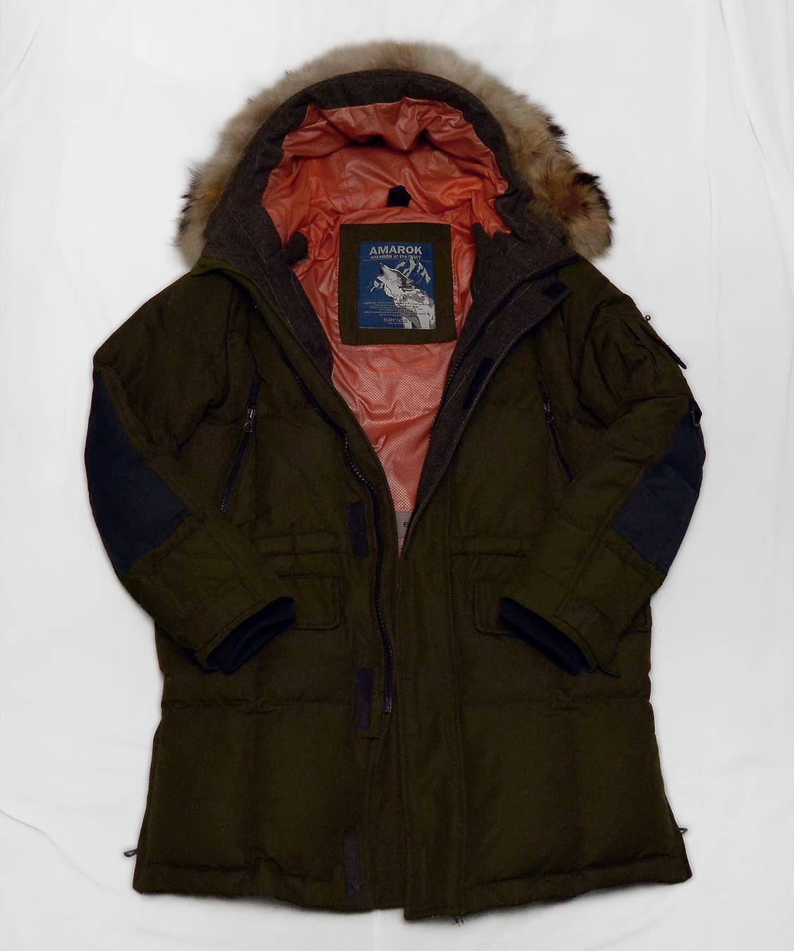 시리즈 (series) 아마록 라쿤퍼 헤비 구스다운 야상 패딩 (100) 상품이미지2