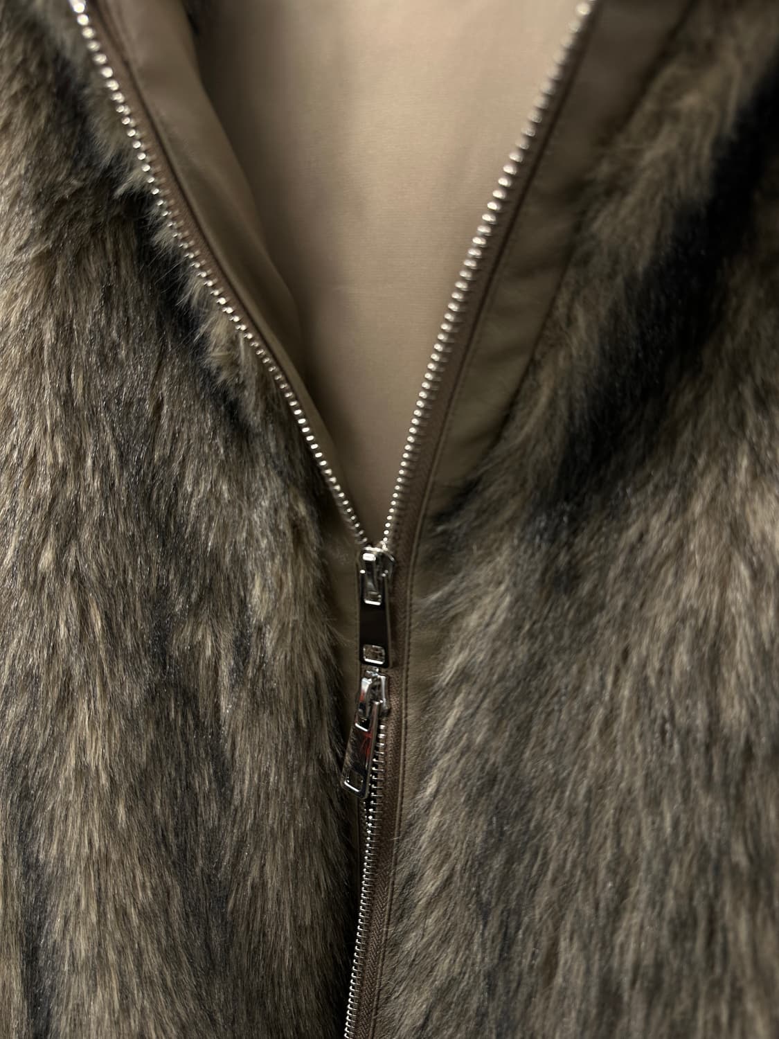 Fur hoodie jacket (os) 상품이미지5