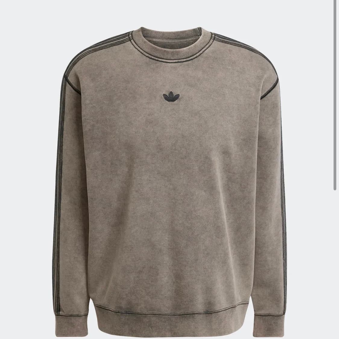 아디디스 레트로 워시드 블랙 스웨트 셔츠 상품이미지1