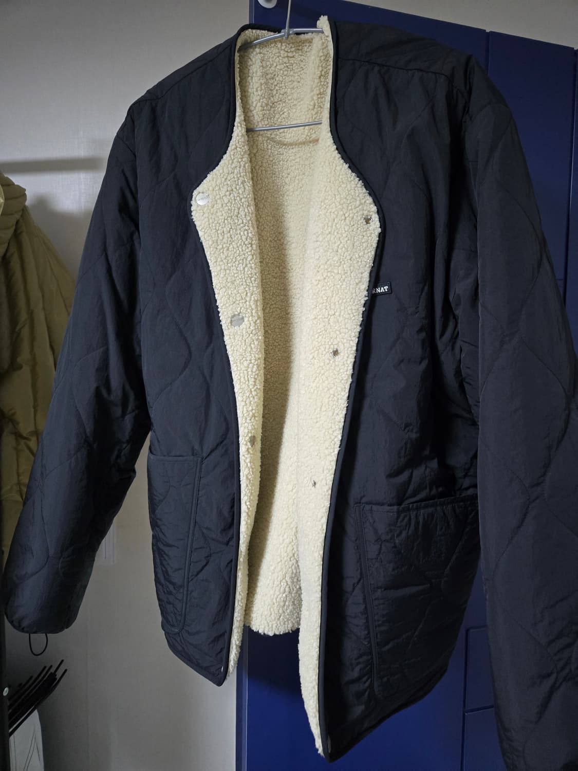 커버낫 리버시블 카라리스 쉐르파 집업 자켓 상품이미지1