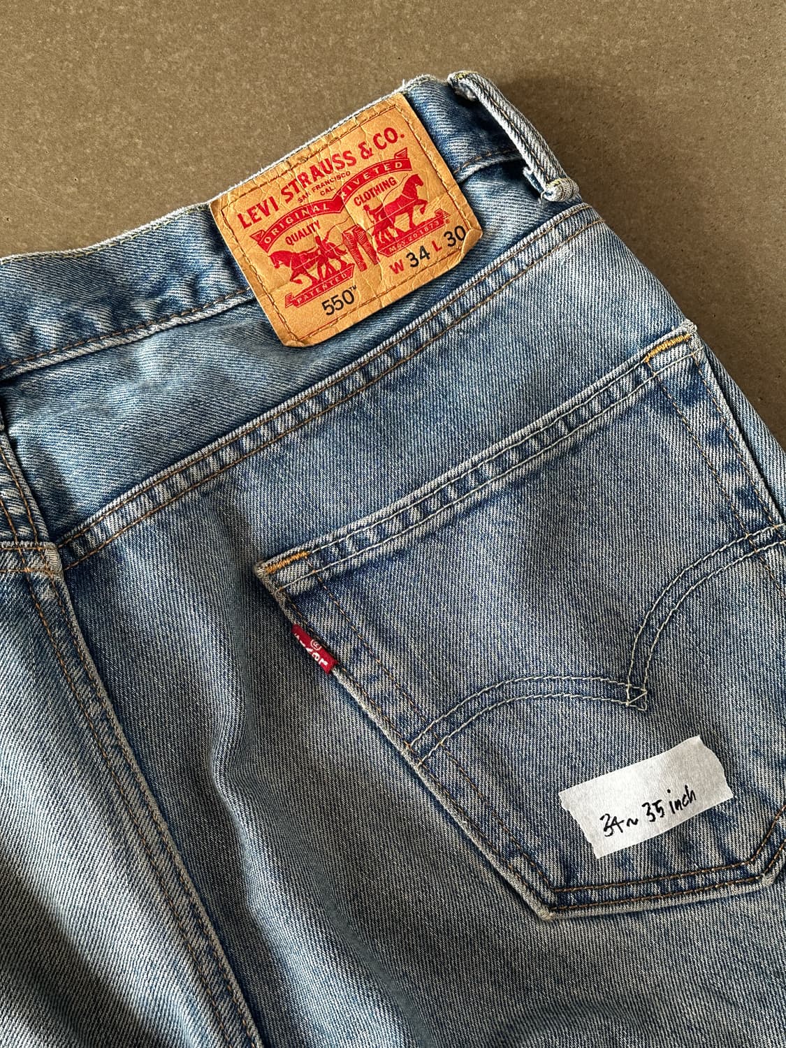Levi’s 리바이스 550 Light Wash Denim 상품이미지2