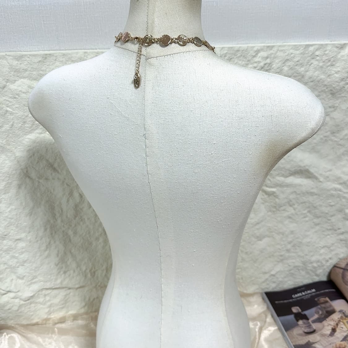 빈티지 juleslo  해머링 메탈 목걸이 상품이미지3