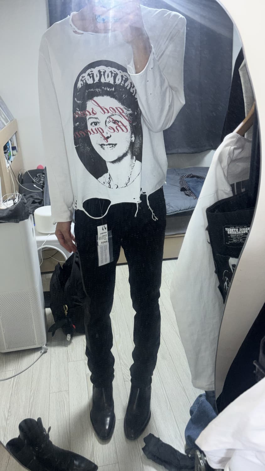 알렉산더맥퀸 레더 포인트 스키니진 46사이즈 상품이미지3