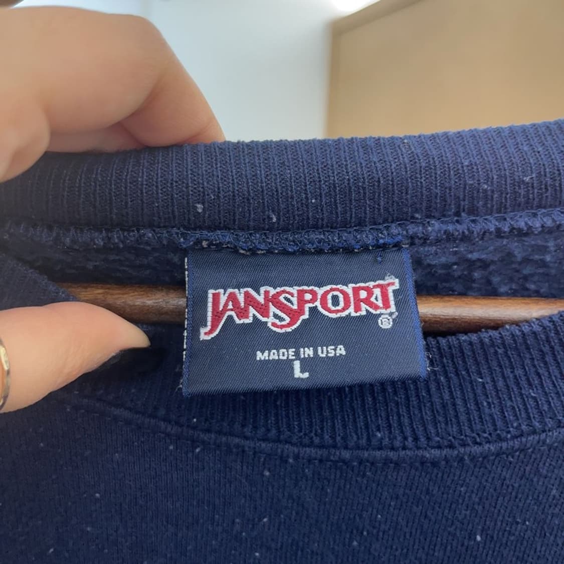 잔스포츠 올드스쿨 레트로 빈티지 오버핏 약기모 맨투맨 L C07408 상품이미지5