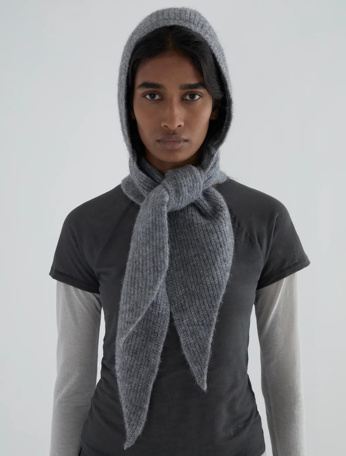 팔로마울 No 1787 CouCou 니트 스카프 /라이트그레이 상품이미지2