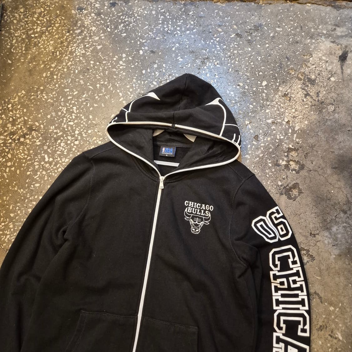 (XL) NBA 블랙 후드집업  상품이미지5