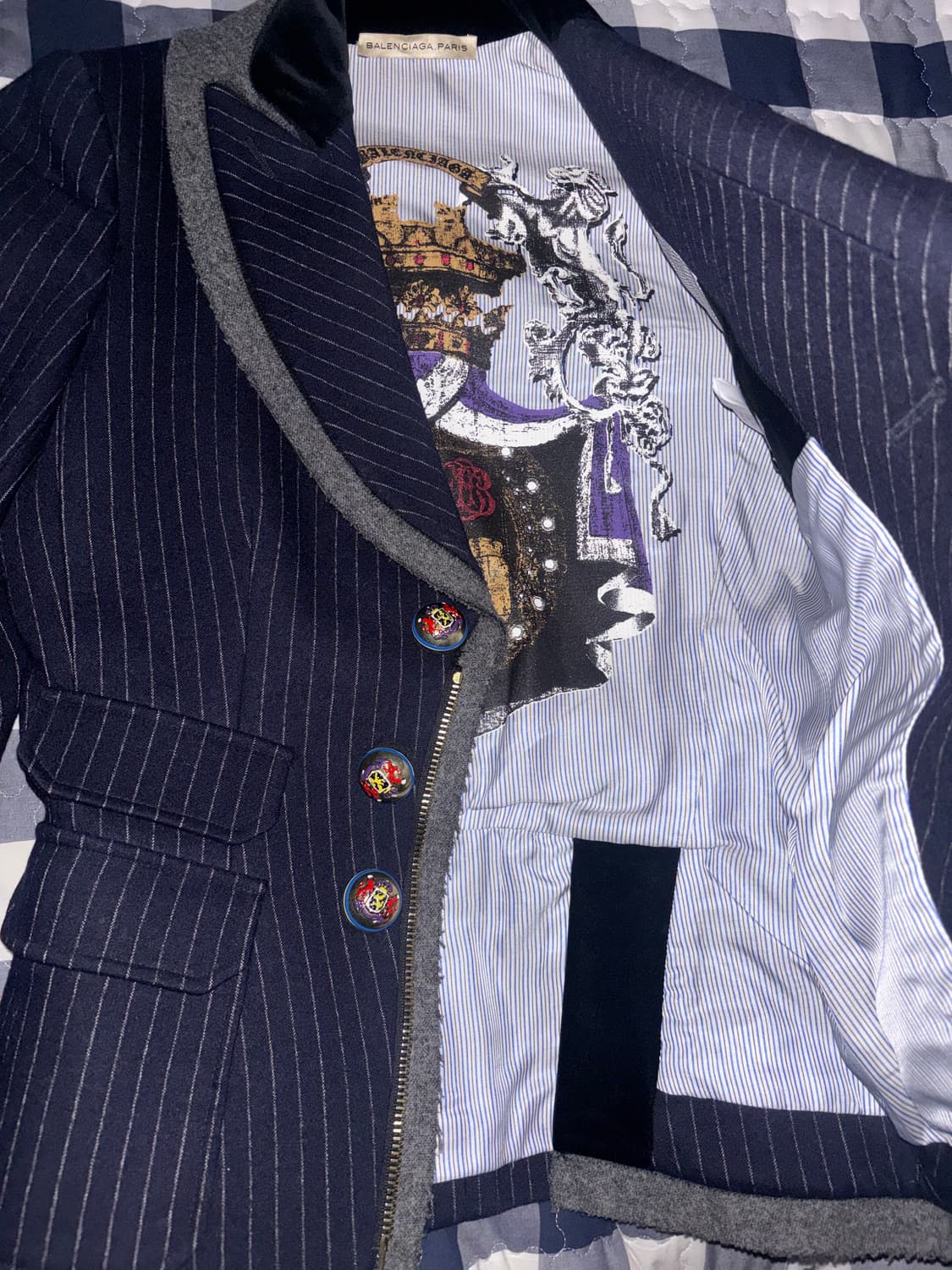 07aw 발렌시아가 울 재킷 상품이미지2