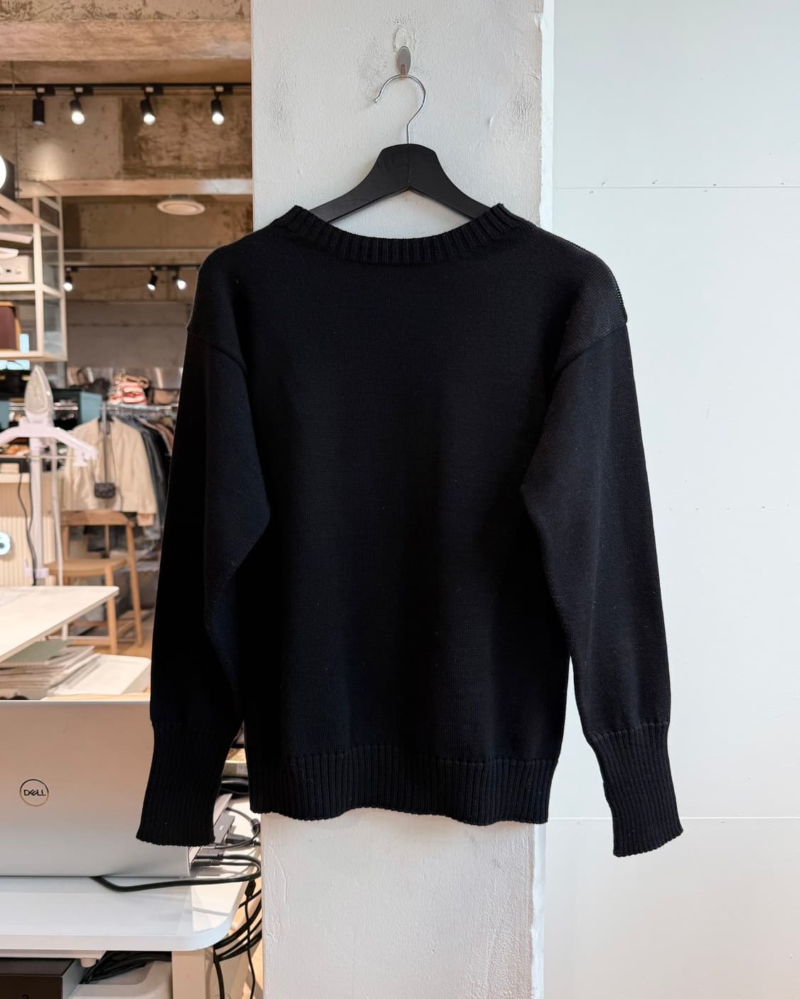 안데르센 안데르센 블랙 울 라운드 니트  상품이미지7