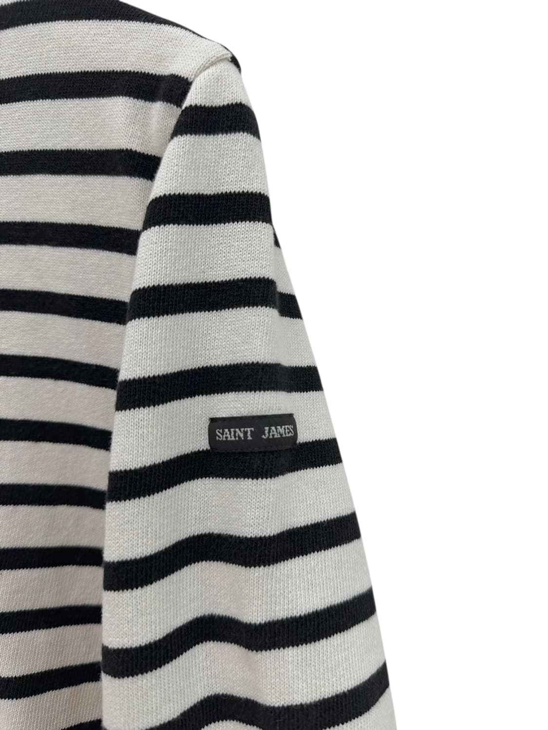 세인트제임스 롱슬리브 긴팔티 화이트&블랙 (여성M) 상품이미지3