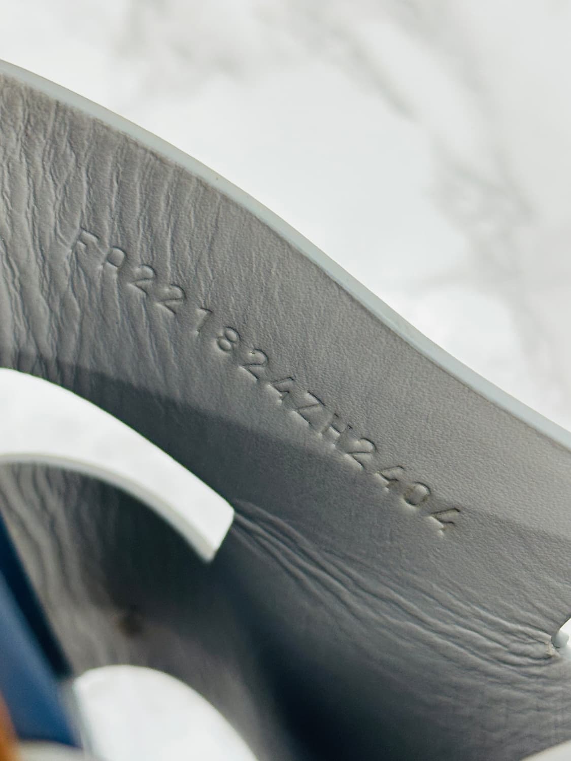 (41.5) 에르메스 이즈미르 블랑 드 파리 블루 상품이미지7