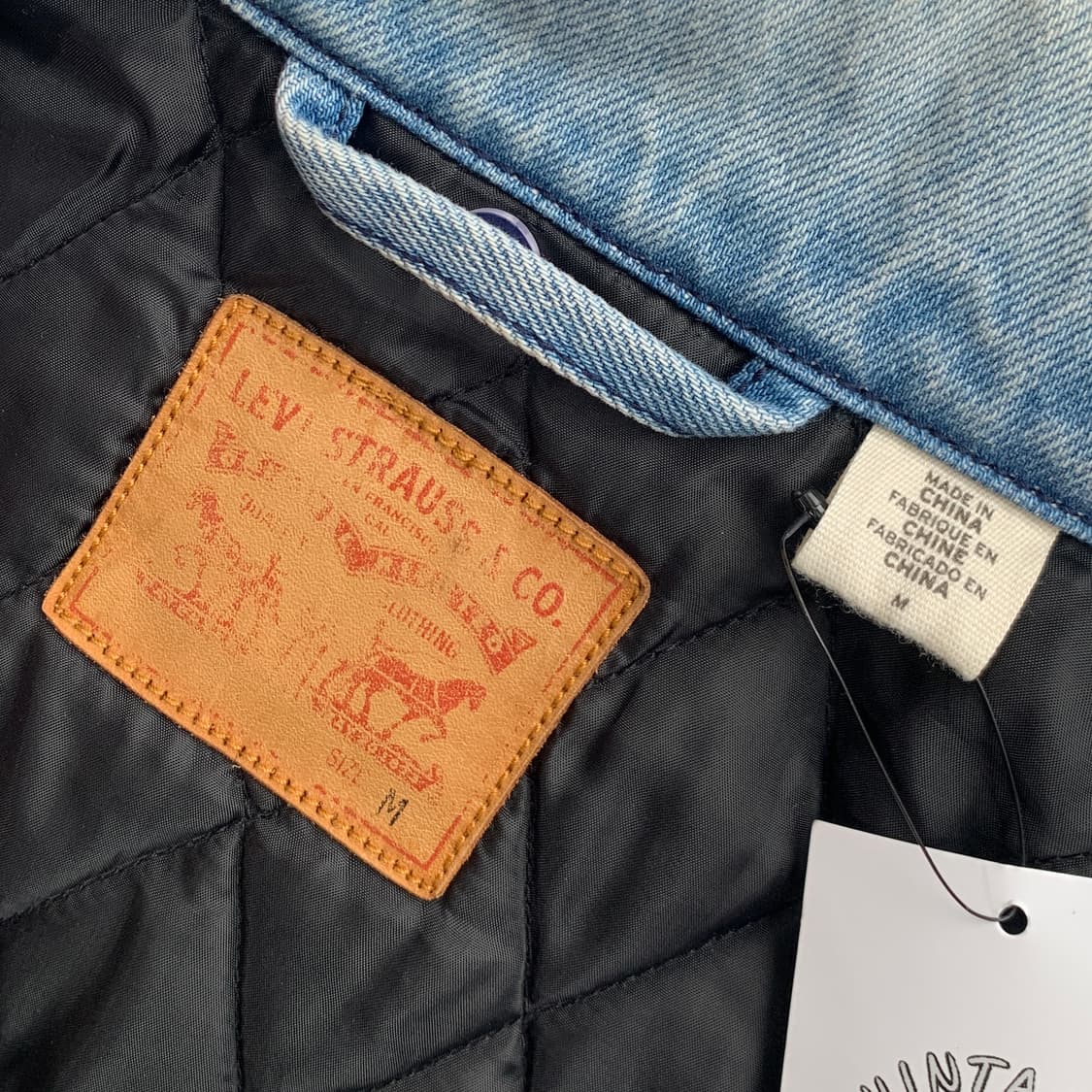 리바이스 Levi's 퀼팅 데님 자켓 1680 상품이미지5