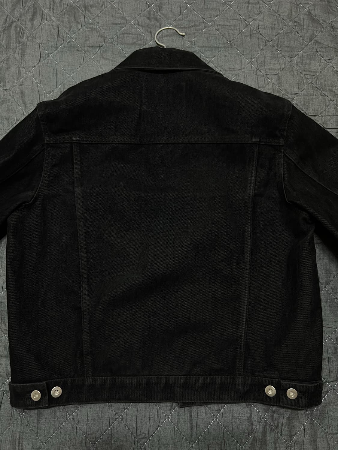 토니웩 블랙 벨벳 트러커 자켓 XL 상품이미지3