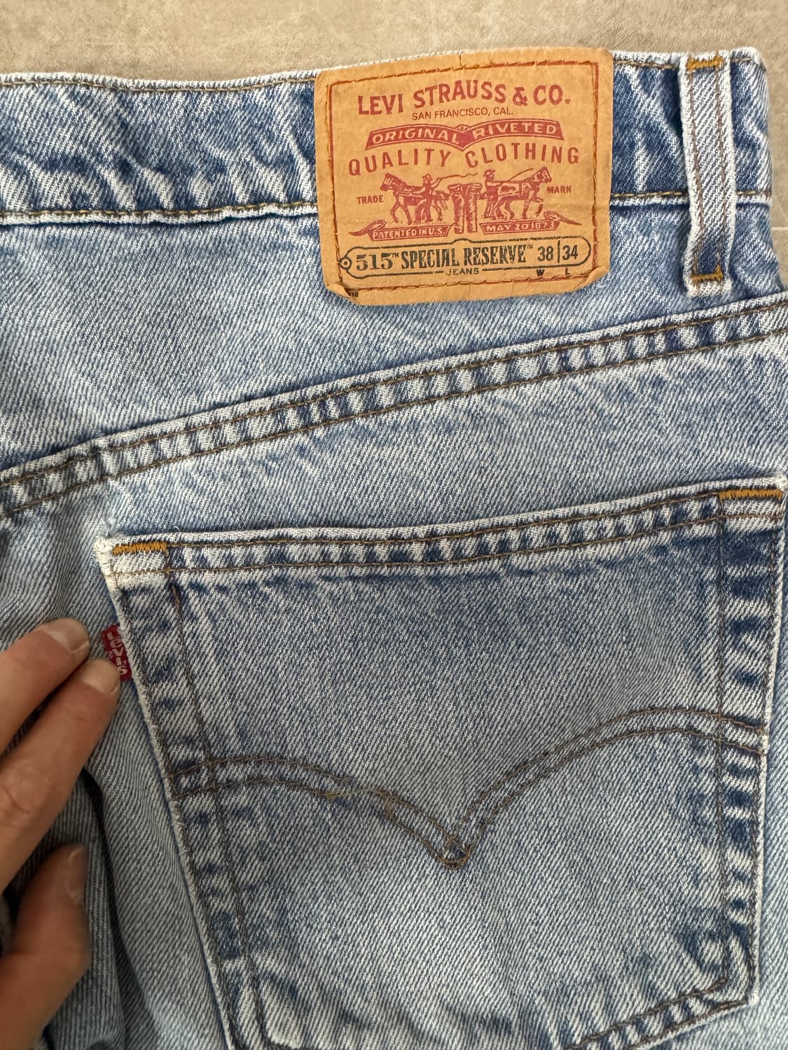 [90s Made in USA] 리바이스 515 스페셜 리저브 릴렉스핏  상품이미지6
