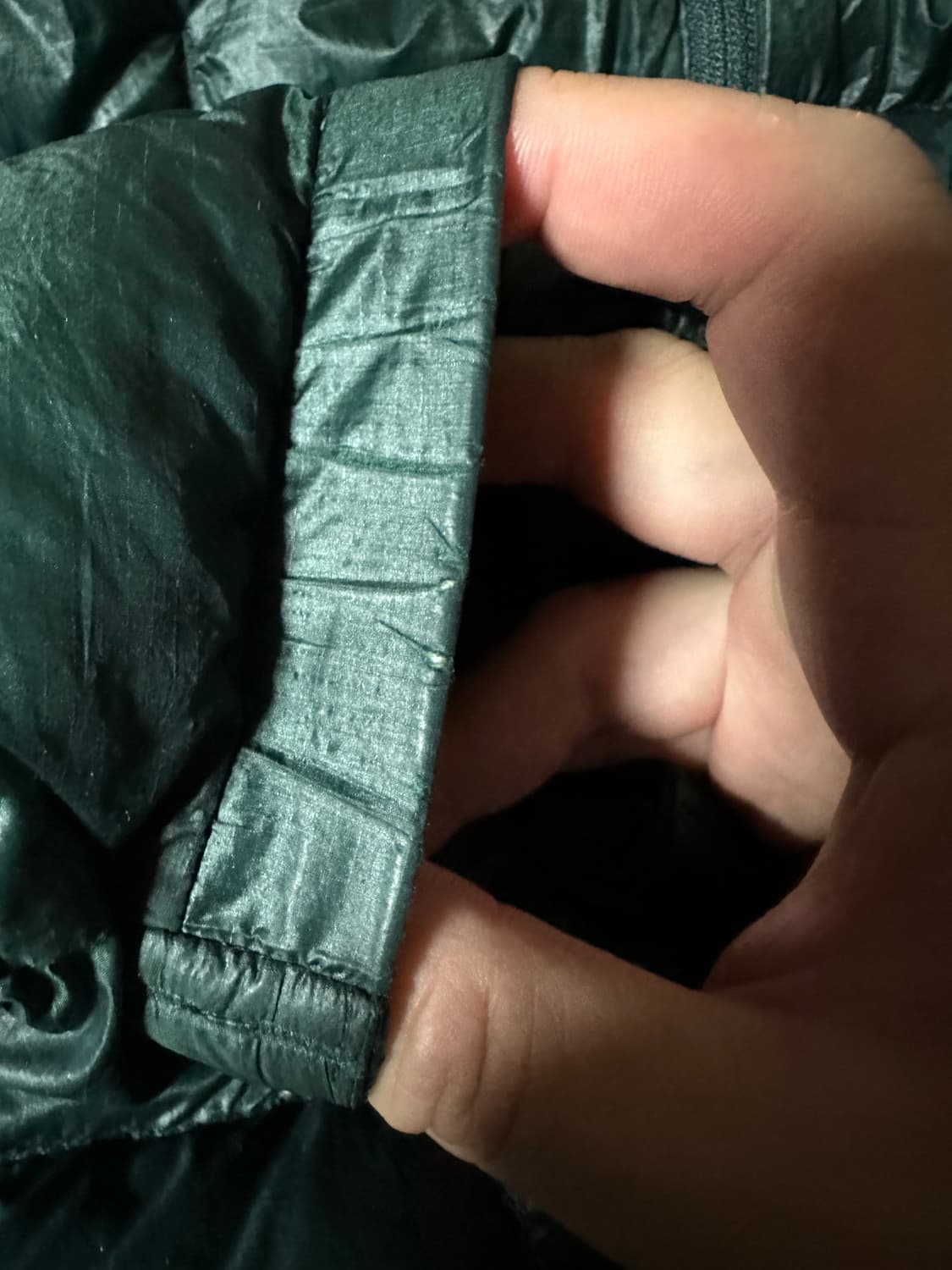 몽벨 ex1000 플라즈마 패딩 딥그린 xl 상품이미지8