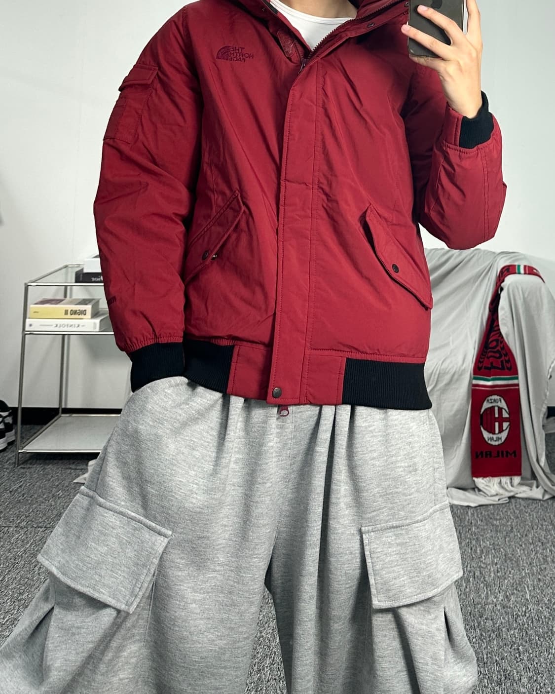 노스페이스 딥레드 패딩 95 상품이미지3