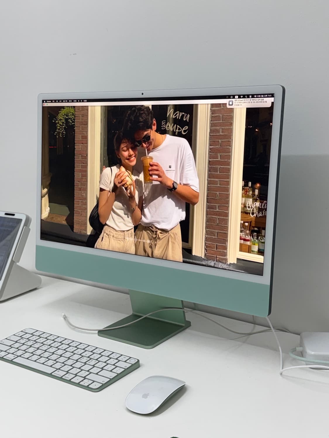 아이맥m1 imac 애플 아이맥 2021  24인치 그린 256GB 상품이미지2